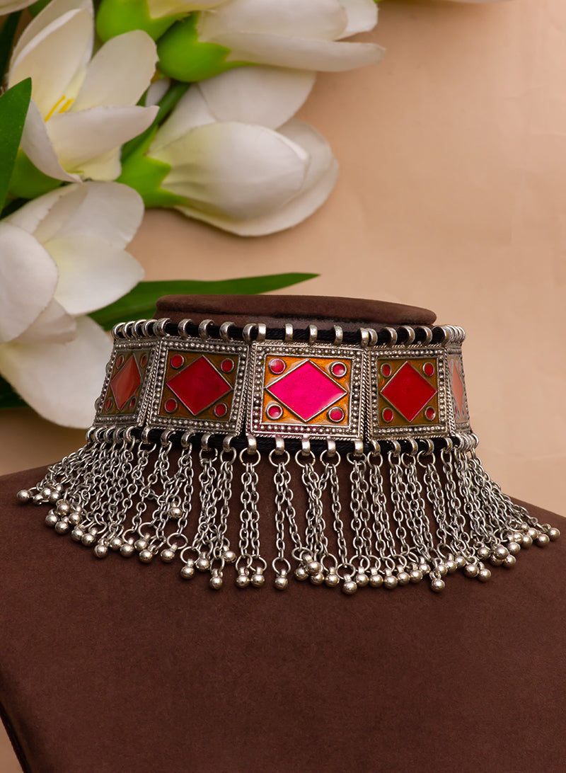 Square Meena Choker