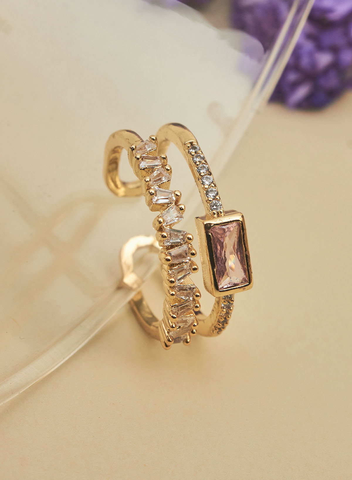 Martiza double band ring