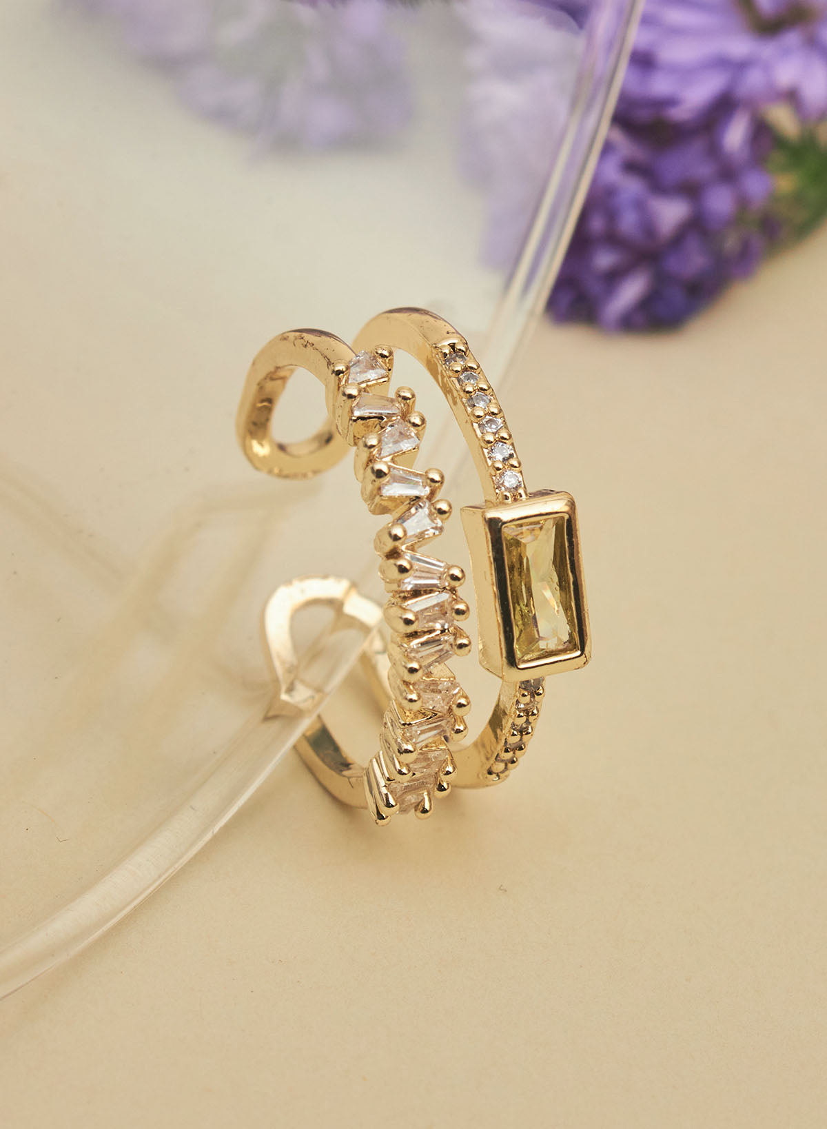 Martiza double band ring
