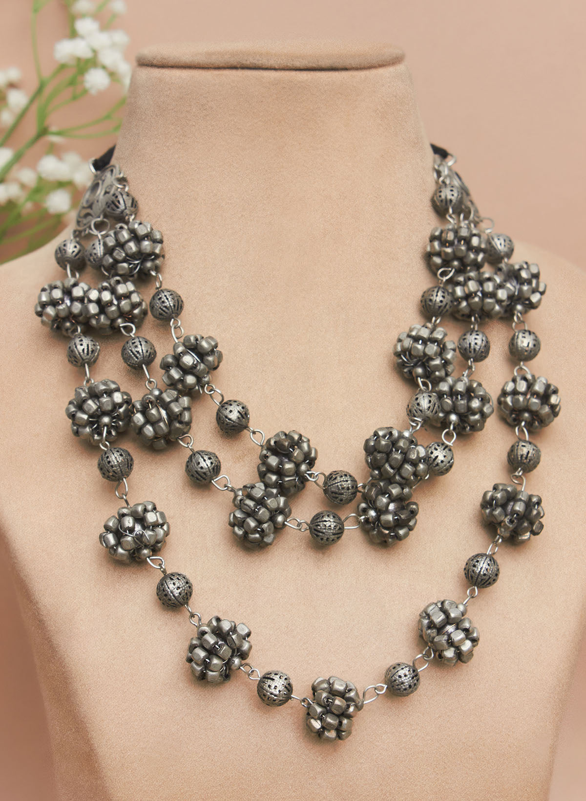 Kaamini oxidised necklace
