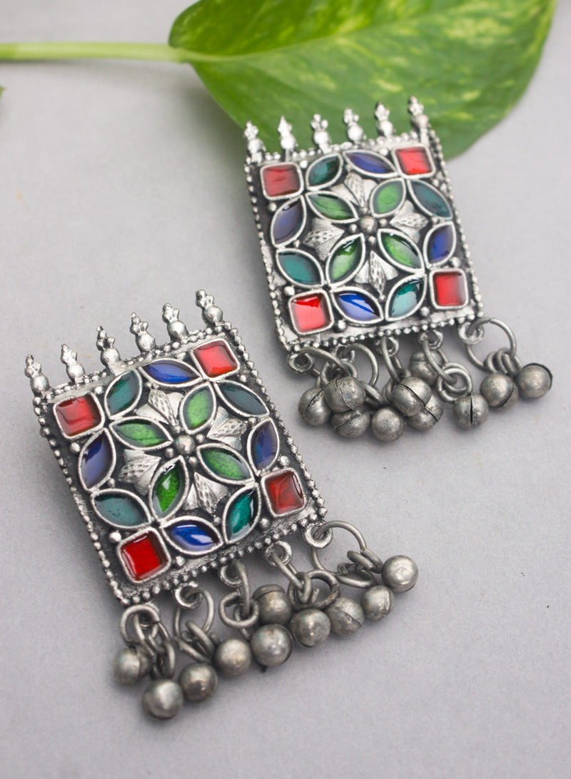 Hiral multicolor Meena Stud