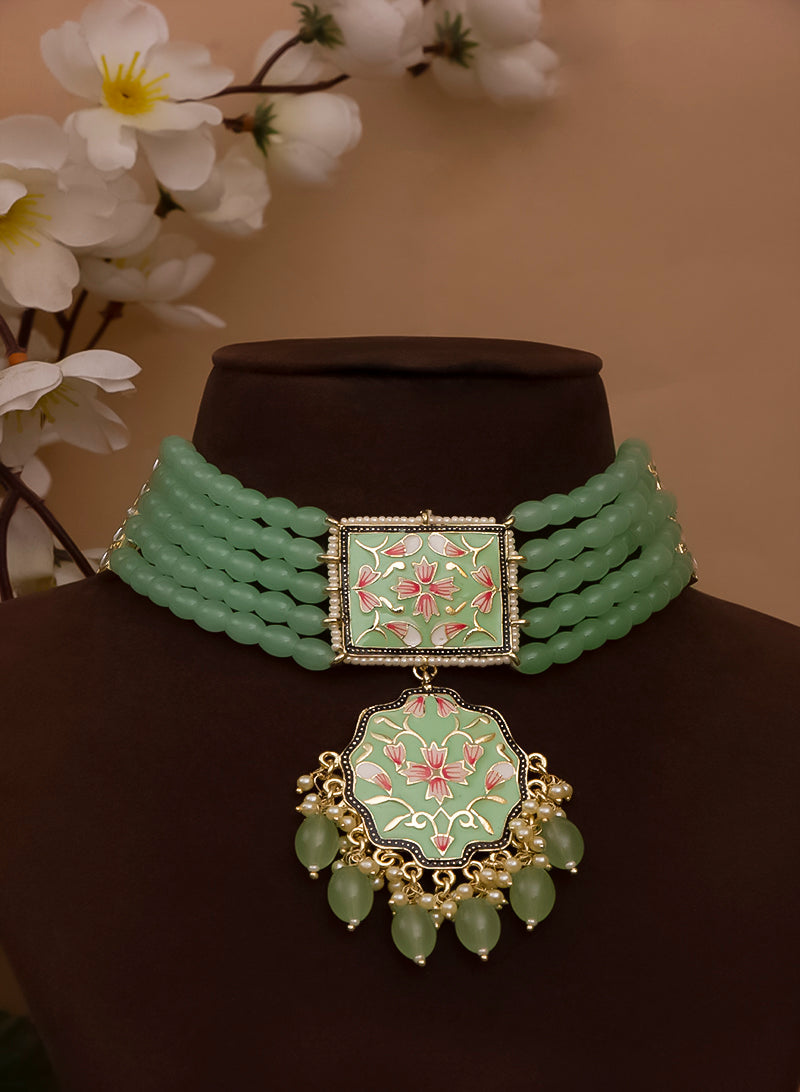 Madona Meena Bead Choker
