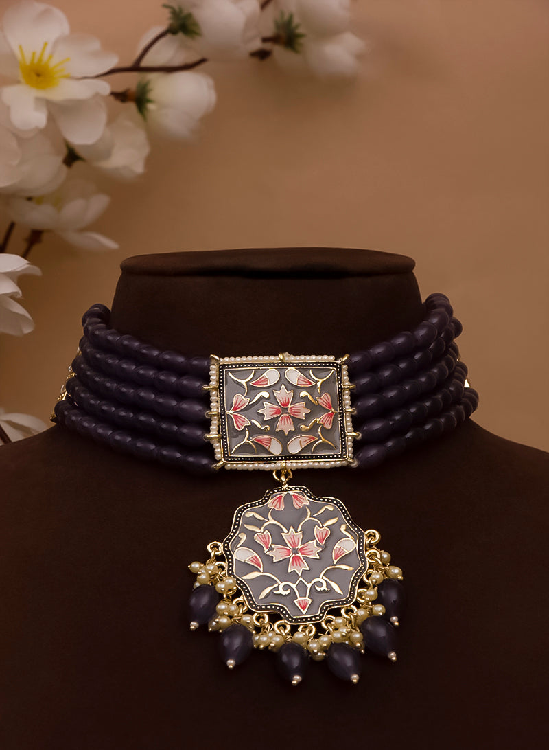 Madona Meena Bead Choker