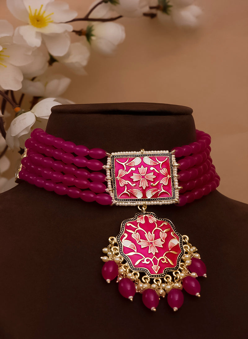 Madona Meena Bead Choker