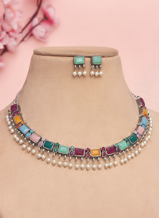 Ardraah stone choker set