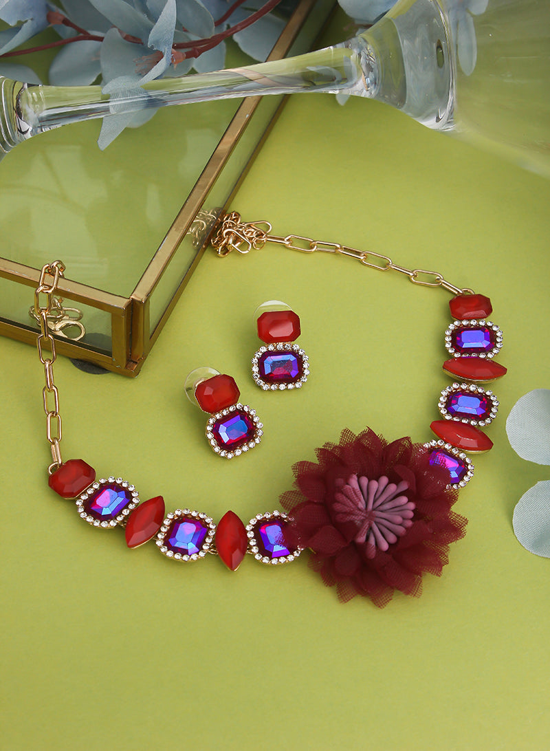 Taylor Floral Choker
