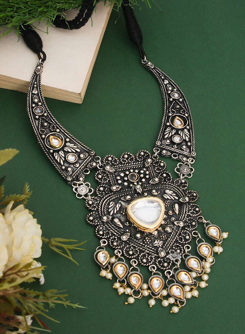 Prerna Oxidised Necklace