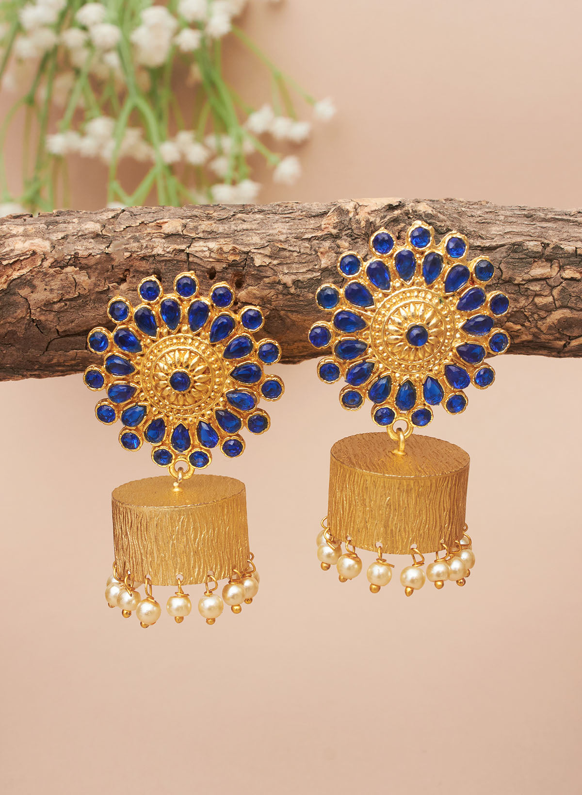 Niha stone jhumka