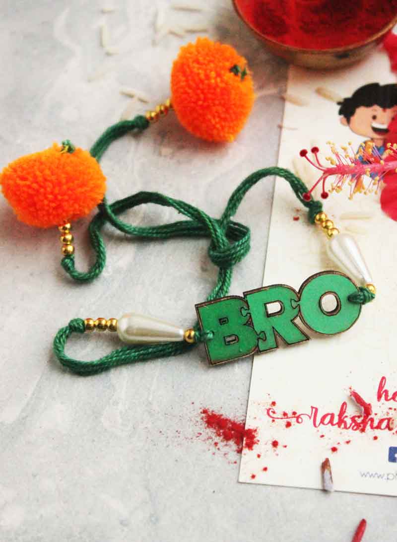 green puzzle bro rakhi