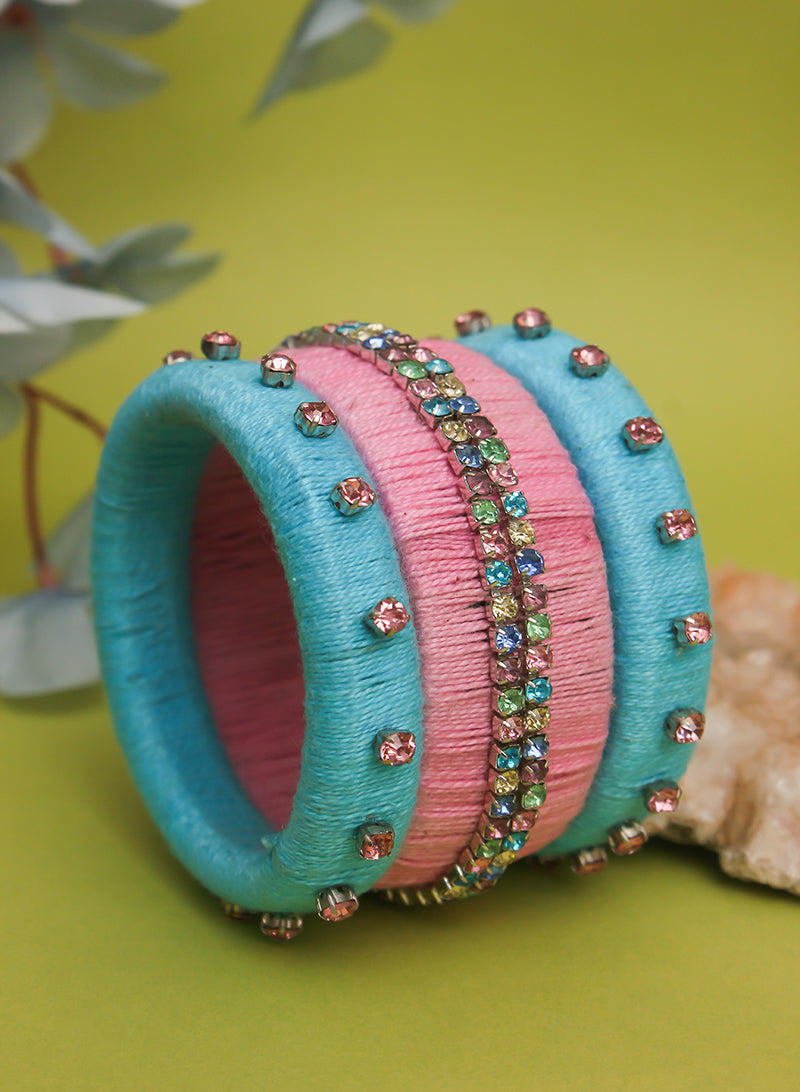 Rupsa Stone Bangle Set