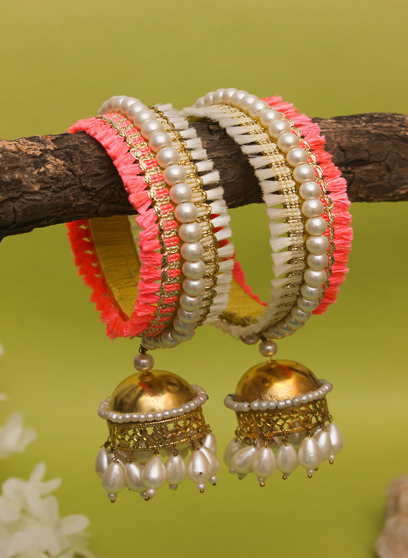 Dhara Hanging Jhumki Bangle Set