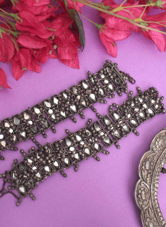 Aarna Oxidised Anklet