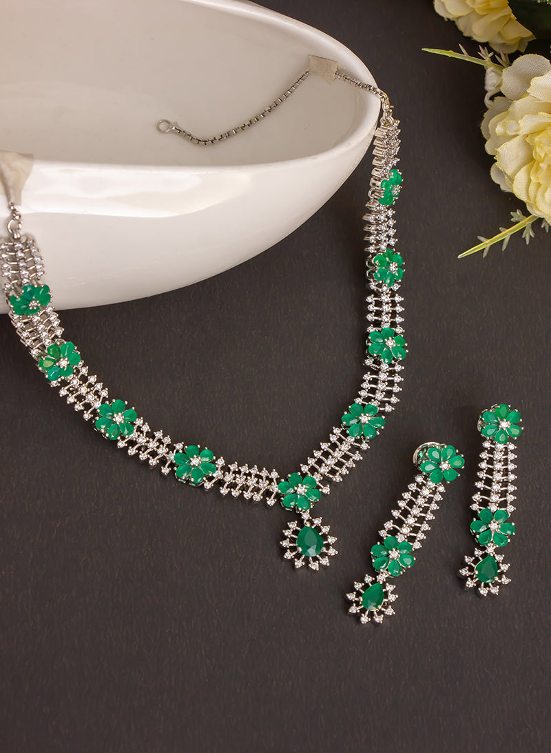 emery rhodium necklace