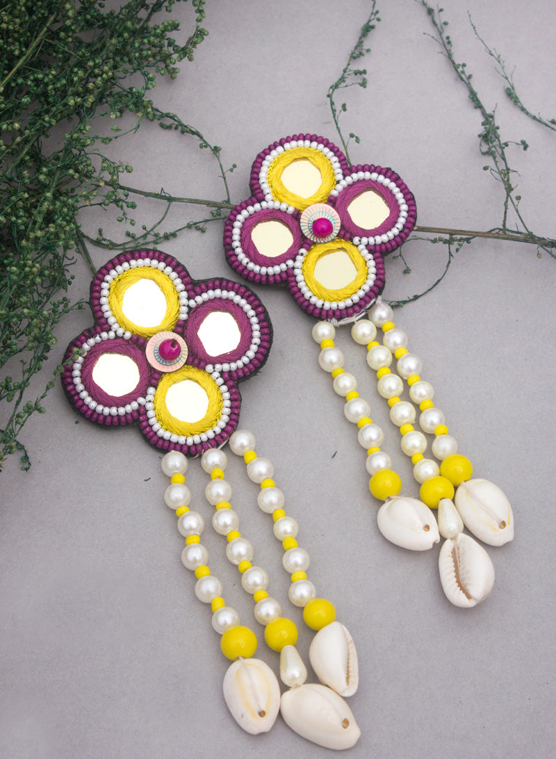 aiyana long kaudi hanging earring