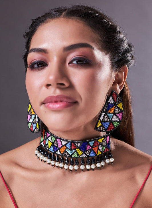 Lavanya block choker set