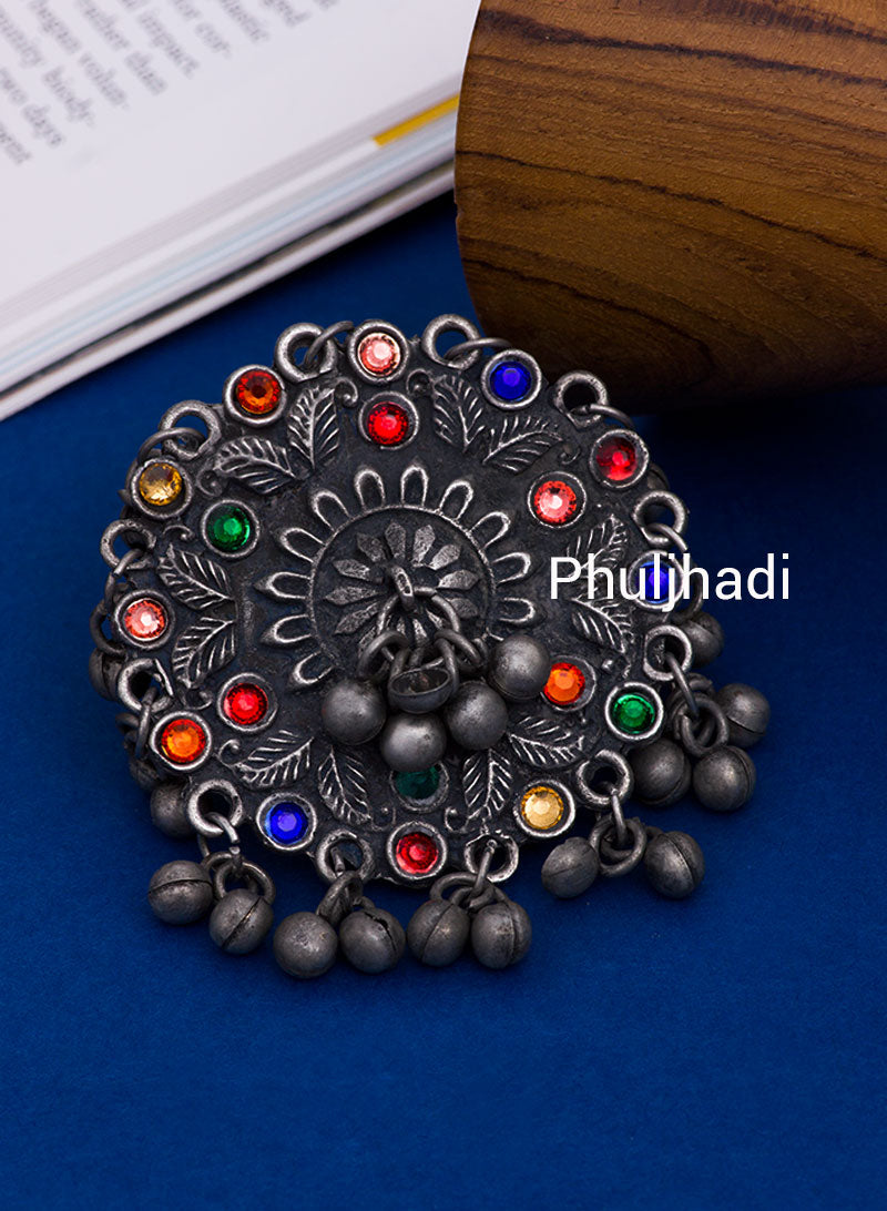 ghlikha oxidised ring