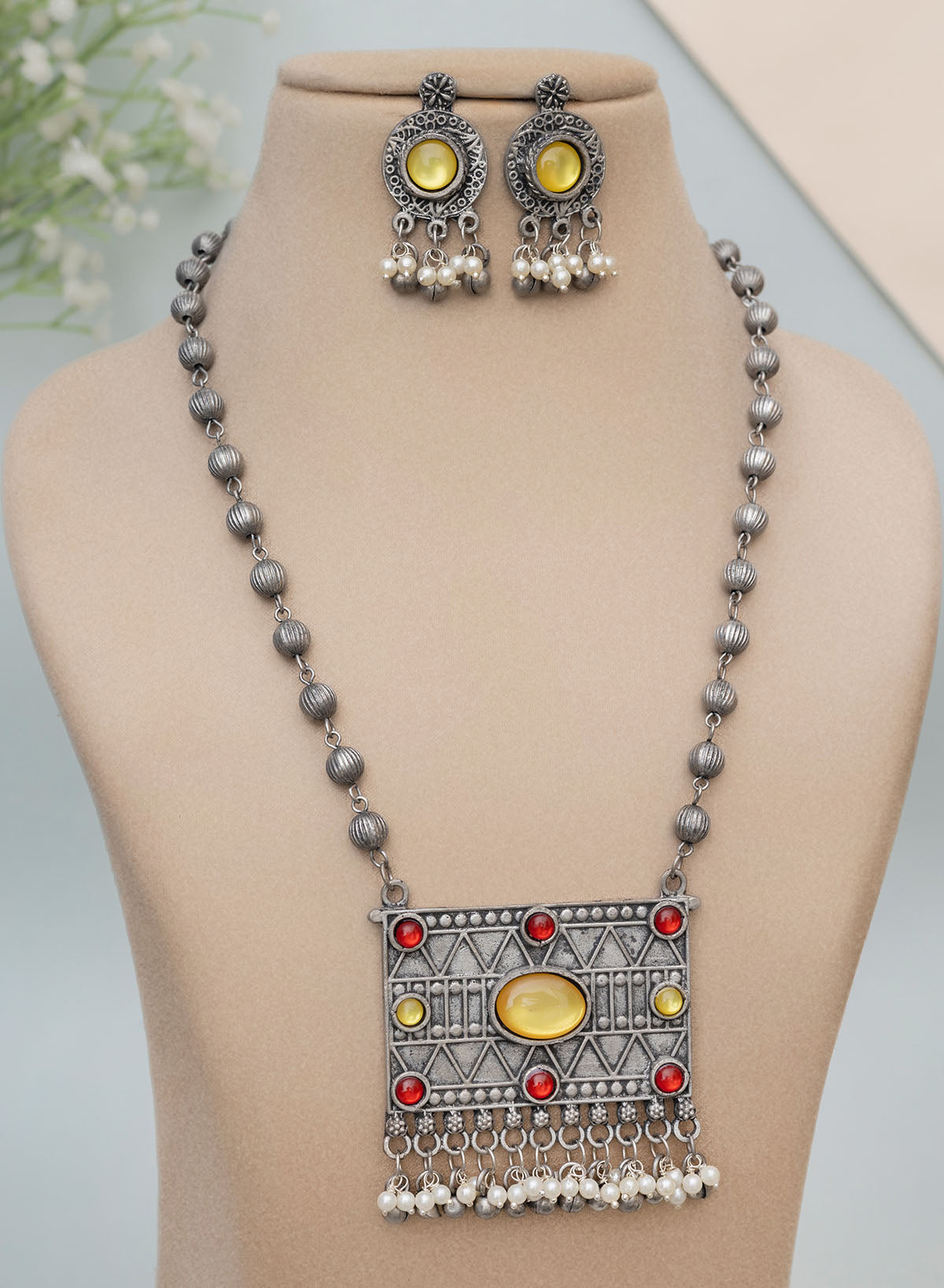 Charvi Oxidised Necklace