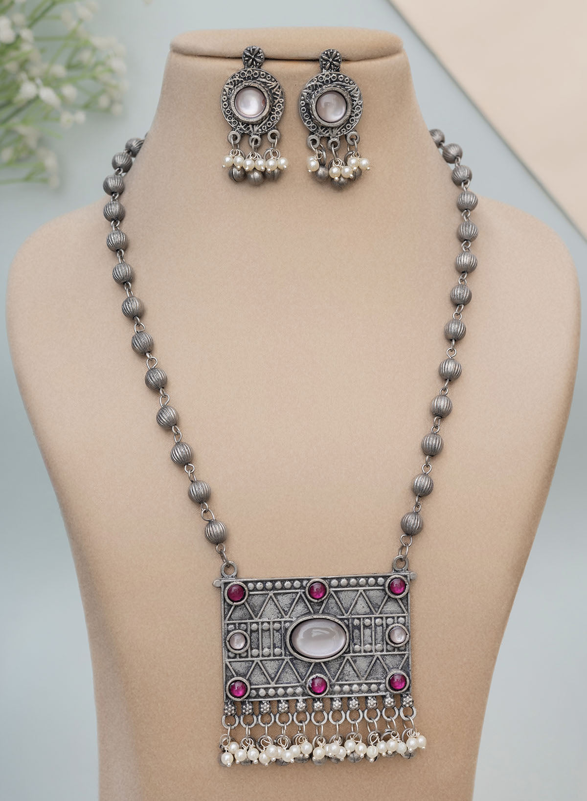 Charvi Oxidised Necklace
