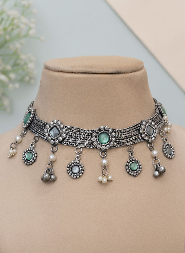 Hariti Oxidised Necklace