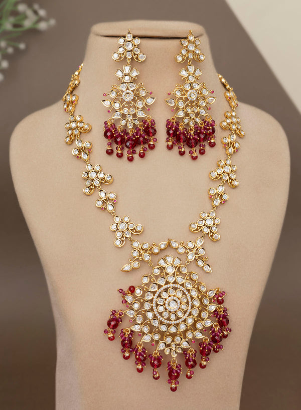 Bhuvanya Kundan Necklace set