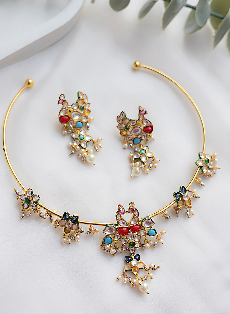 Yatika multicolor hasli set