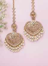 Naina Kundan Earrings with Sahara