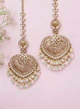 Naina Kundan Earrings with Sahara