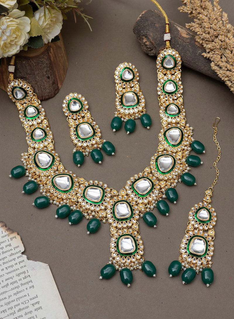 Rivisha Polki Necklace set