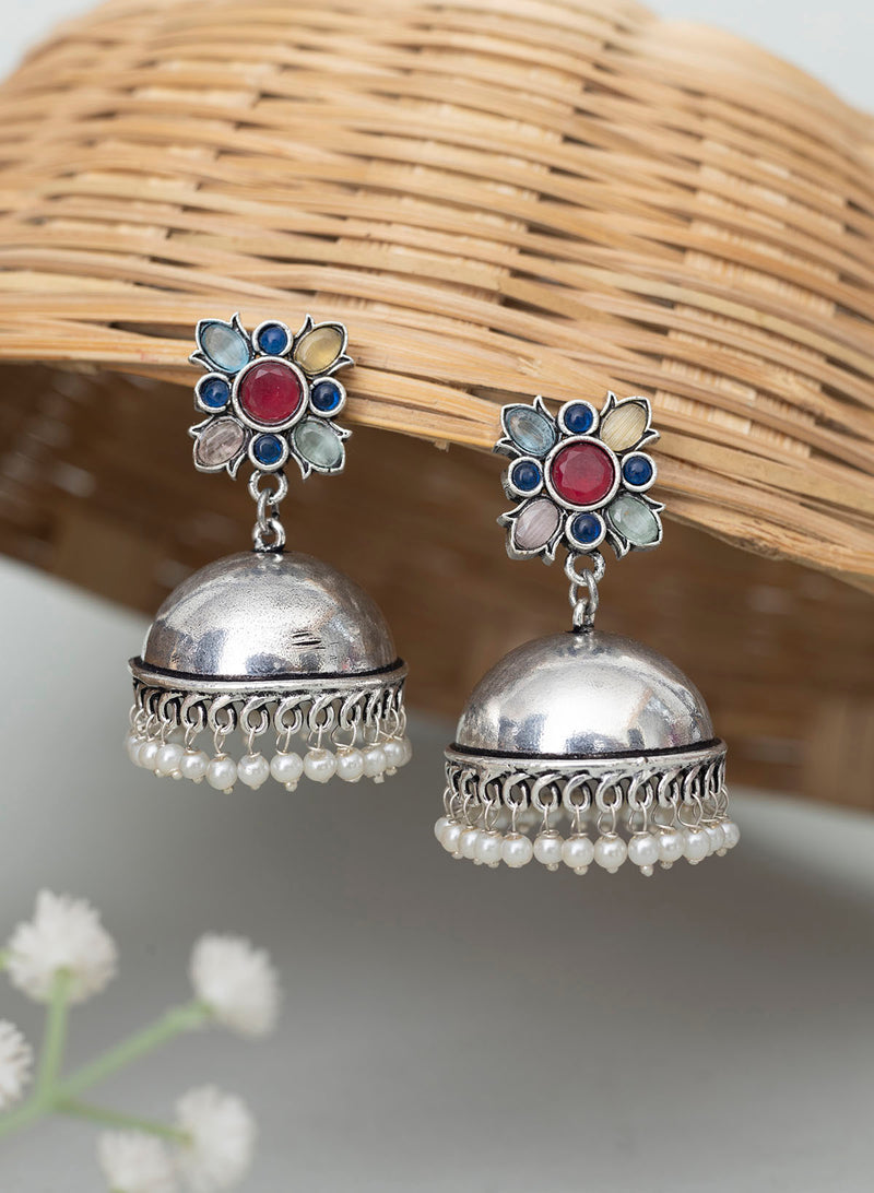 Arzu stone jhumka