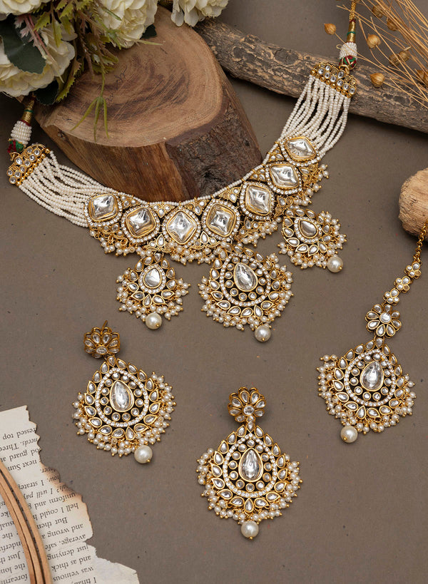 Paresha Polki Necklace set