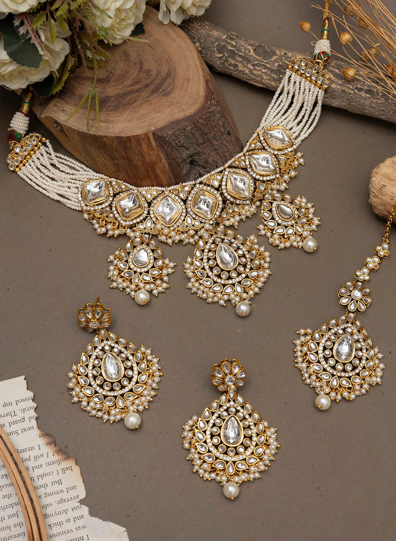 Paresha Polki Necklace set