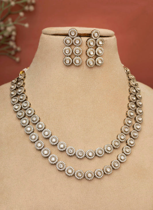 Yagnaa double Layer Necklace Set