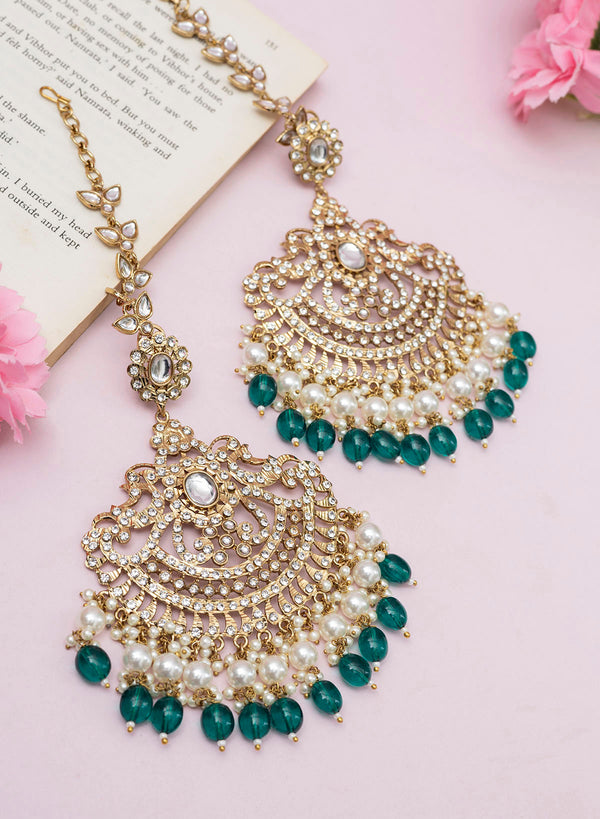 Adhvidha Kundan Earrings