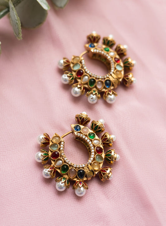 Aashritha kundan hoops