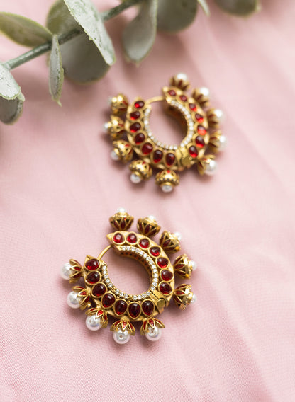 Aashritha kundan hoops