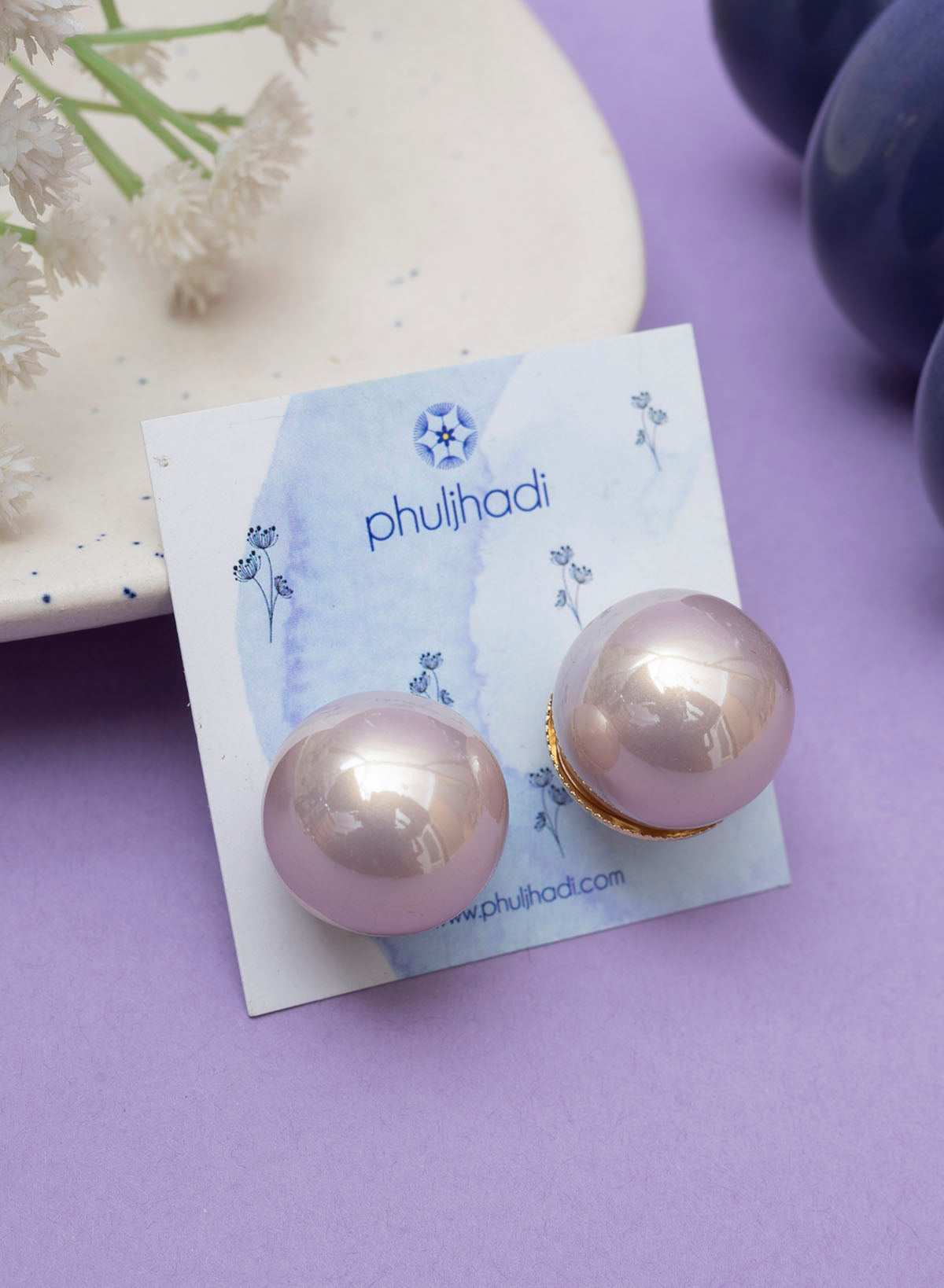 Big Size Pearl Stud-25mm