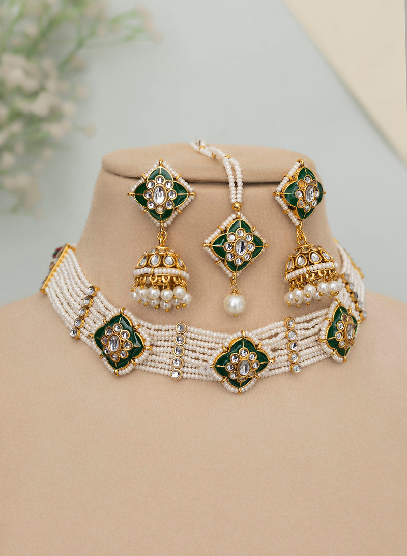 Ashtiki Meena Choker set