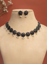 Gulnaz oxidised necklace