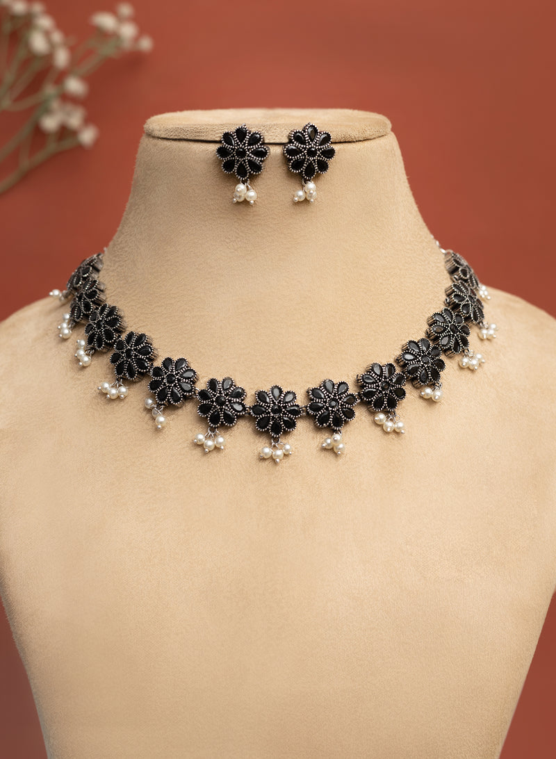 Gulnaz oxidised necklace