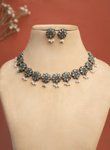 Gulnaz oxidised necklace