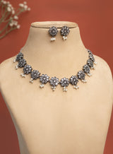 Gulnaz oxidised necklace