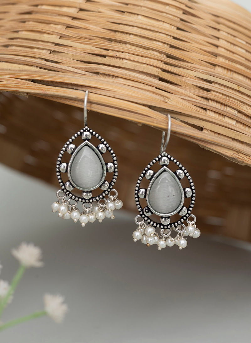 Shivenika Stone Drop Earrings