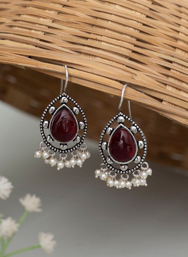 Shivenika Stone Drop Earrings