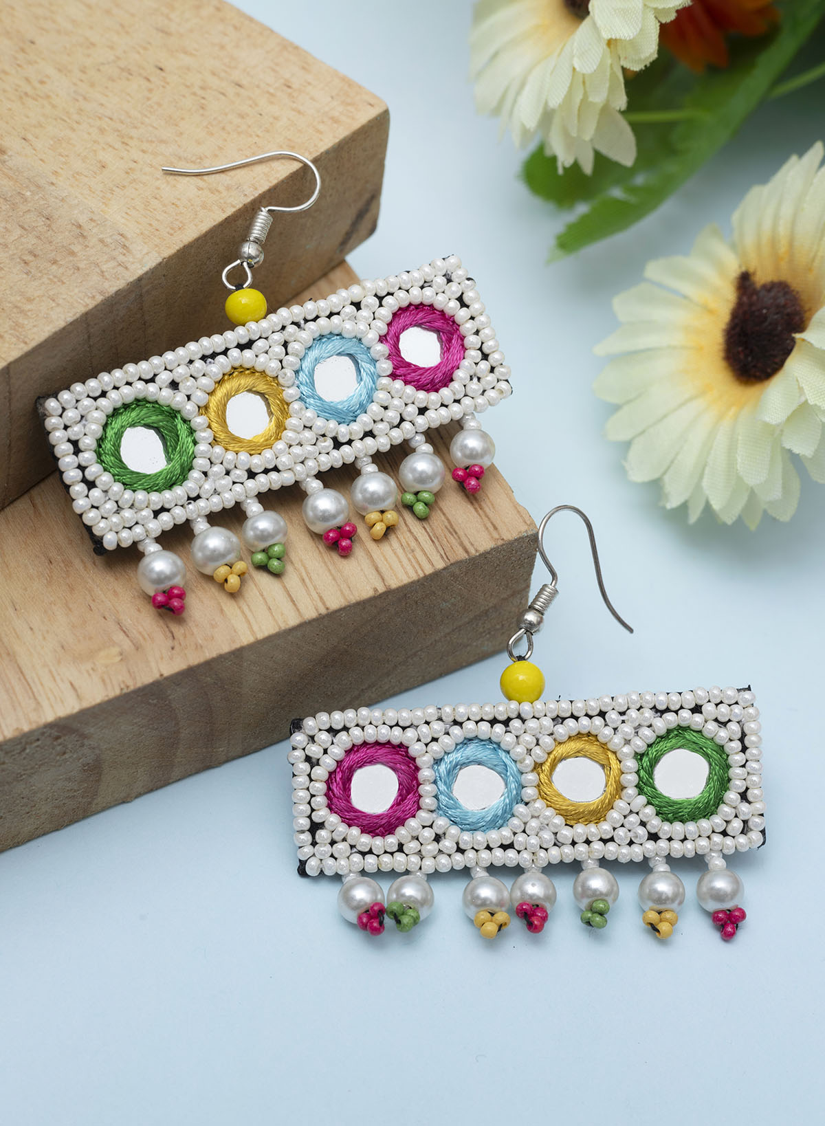 Krina Mirror Earrings