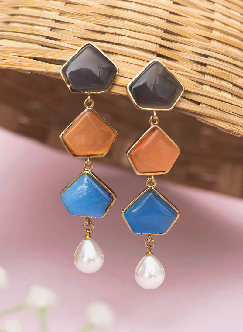 Dracey stone Earrings