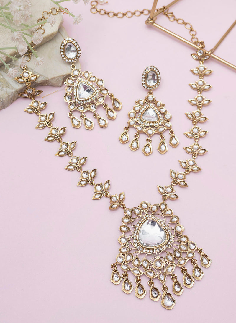 Mishikaa Polki Necklace set