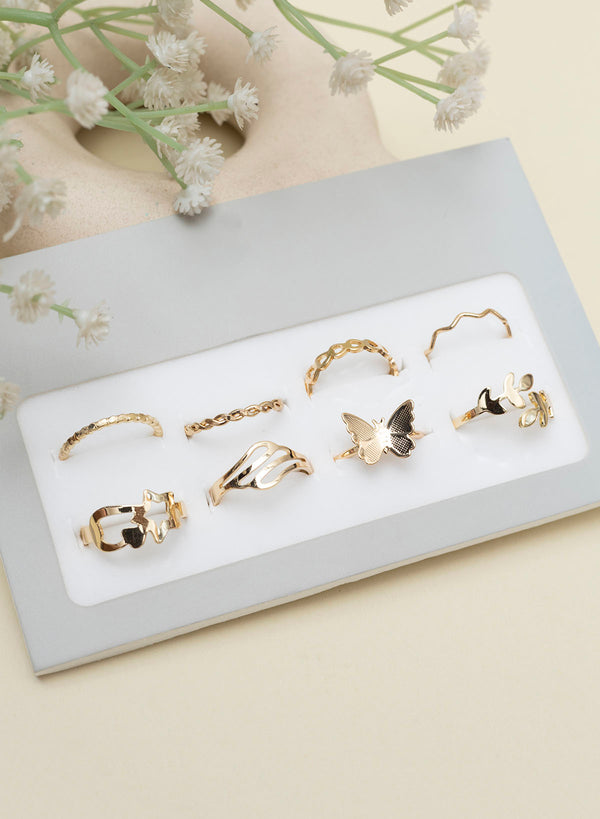 Pikkaa Pack of 8 rings