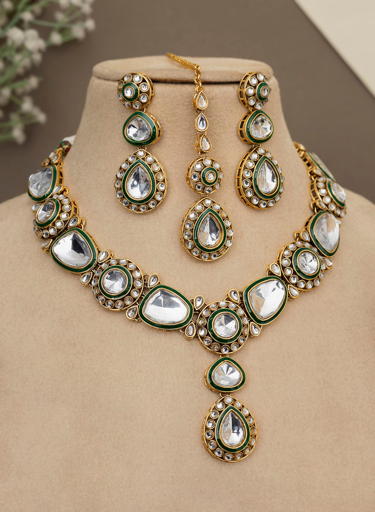 Shop Latest Polki Wedding Jewellery at Phuljhadi Phuljhadi
