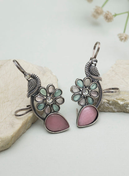 AAHITA PEACOCK EAR CUFFS