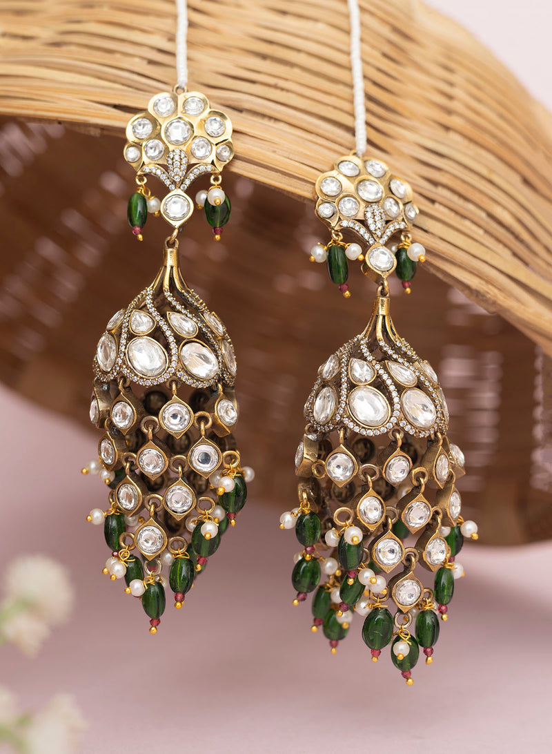 Shivani kundan jhumka